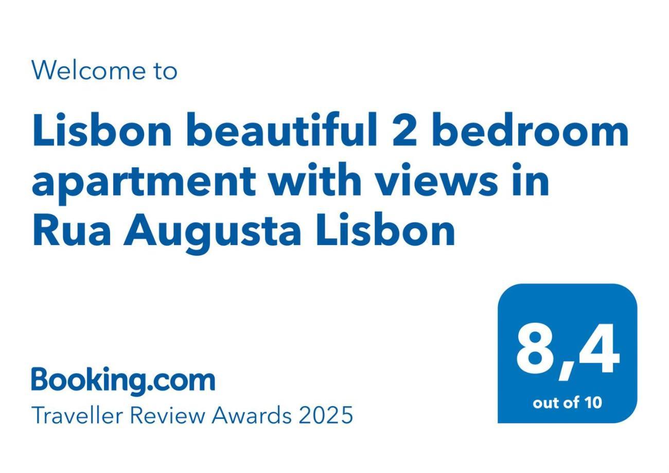 Lisbon Beautiful 2 Bedroom Apartment With Views In Rua Augusta ליסבון מראה חיצוני תמונה